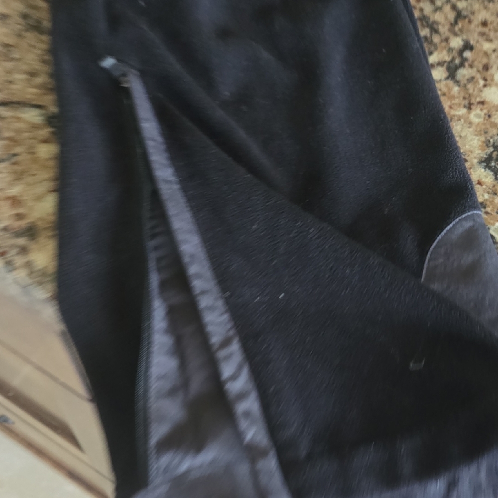 REI Women's Black and Gray fleece Flare Pants snow warm - Picture 10 of 11
